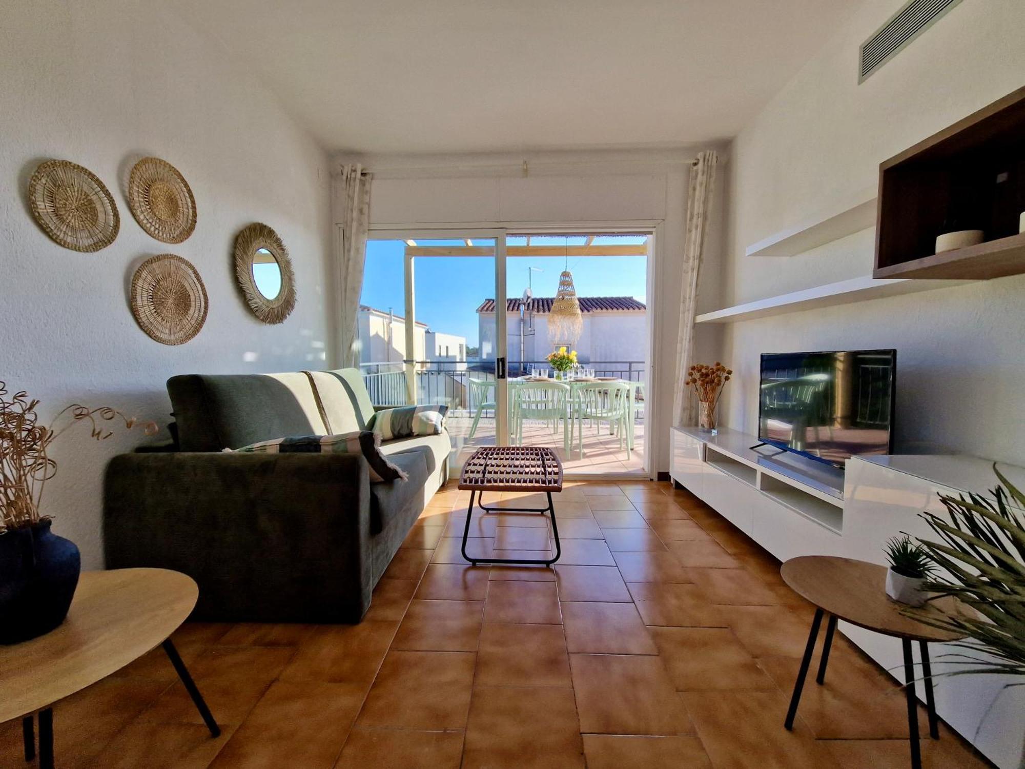 Gorgot P1 I Apartamento Con Terraza Y Piscina Comunitaria Cerca De La Playa Empuriabrava Buitenkant foto